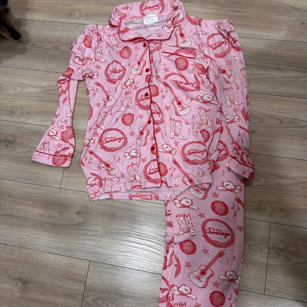 In my sundays cowgirl disco pajama